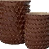 Intratuin bloempot Selby bruin D 19,5 H 24 cm