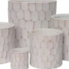 Intratuin bloempot Shiro wit D 16,5 H 14,5 cm