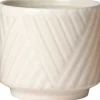 Intratuin bloempot Silv beige D 13,5 H 12 cm