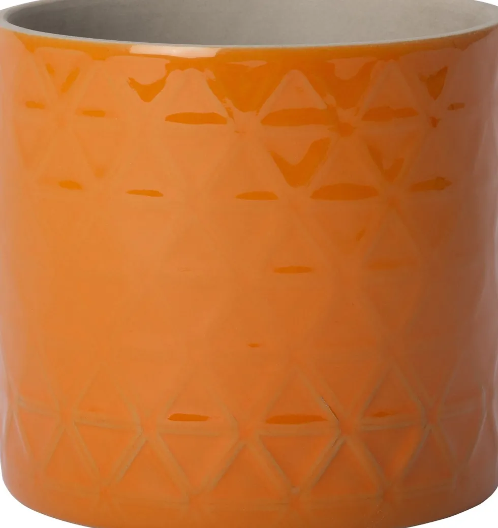 Intratuin bloempot Soof oranje D 14,5 H 12,8 cm