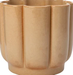 Intratuin bloempot Sterre geel D 23 H 20 cm