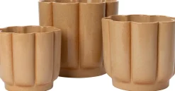 Intratuin bloempot Sterre geel D 16 H 14 cm