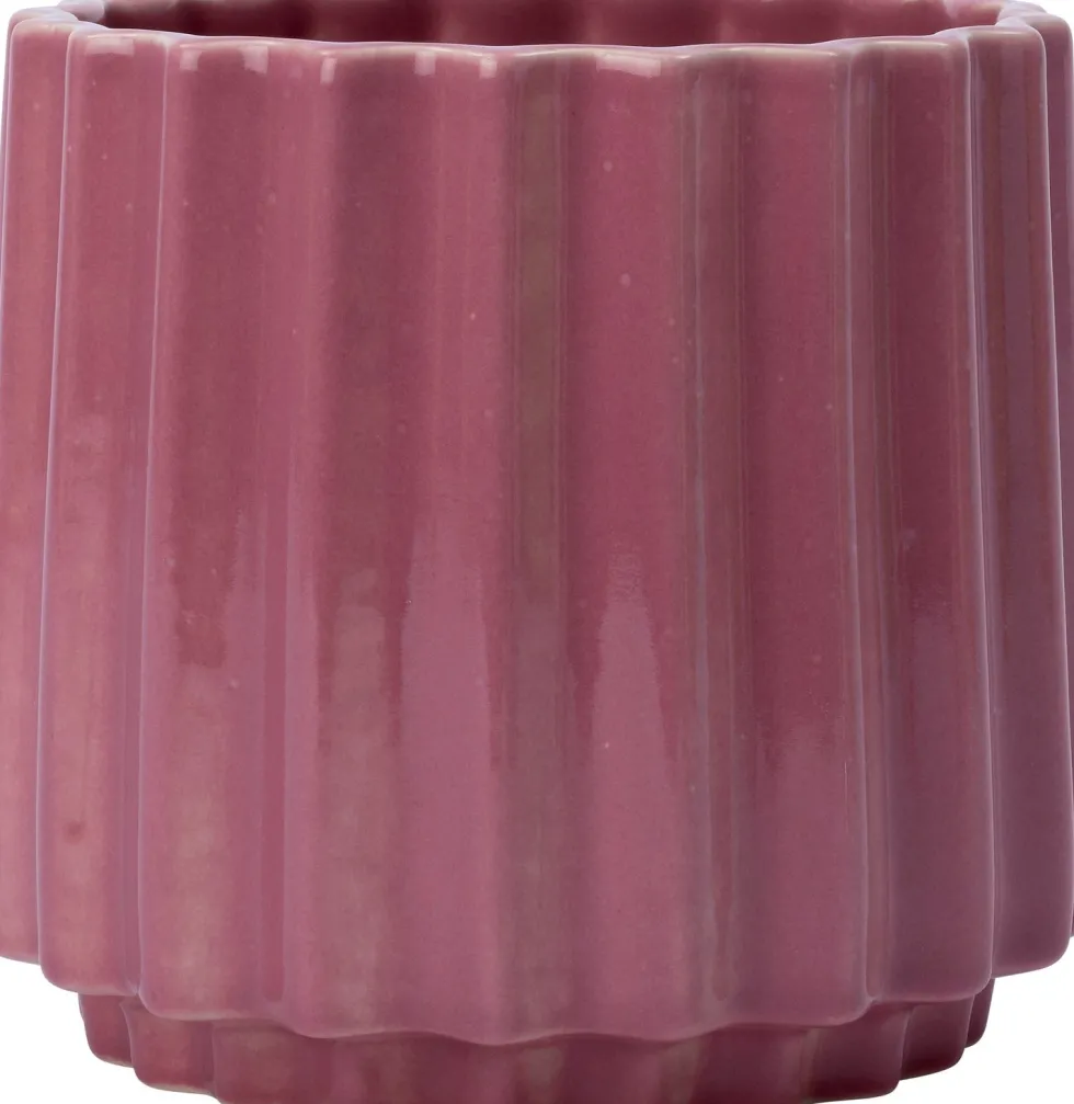 Intratuin bloempot Stijn paars D 15 H 14 cm