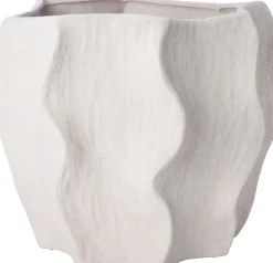 Intratuin bloempot Suez wit D 38 H 33 cm