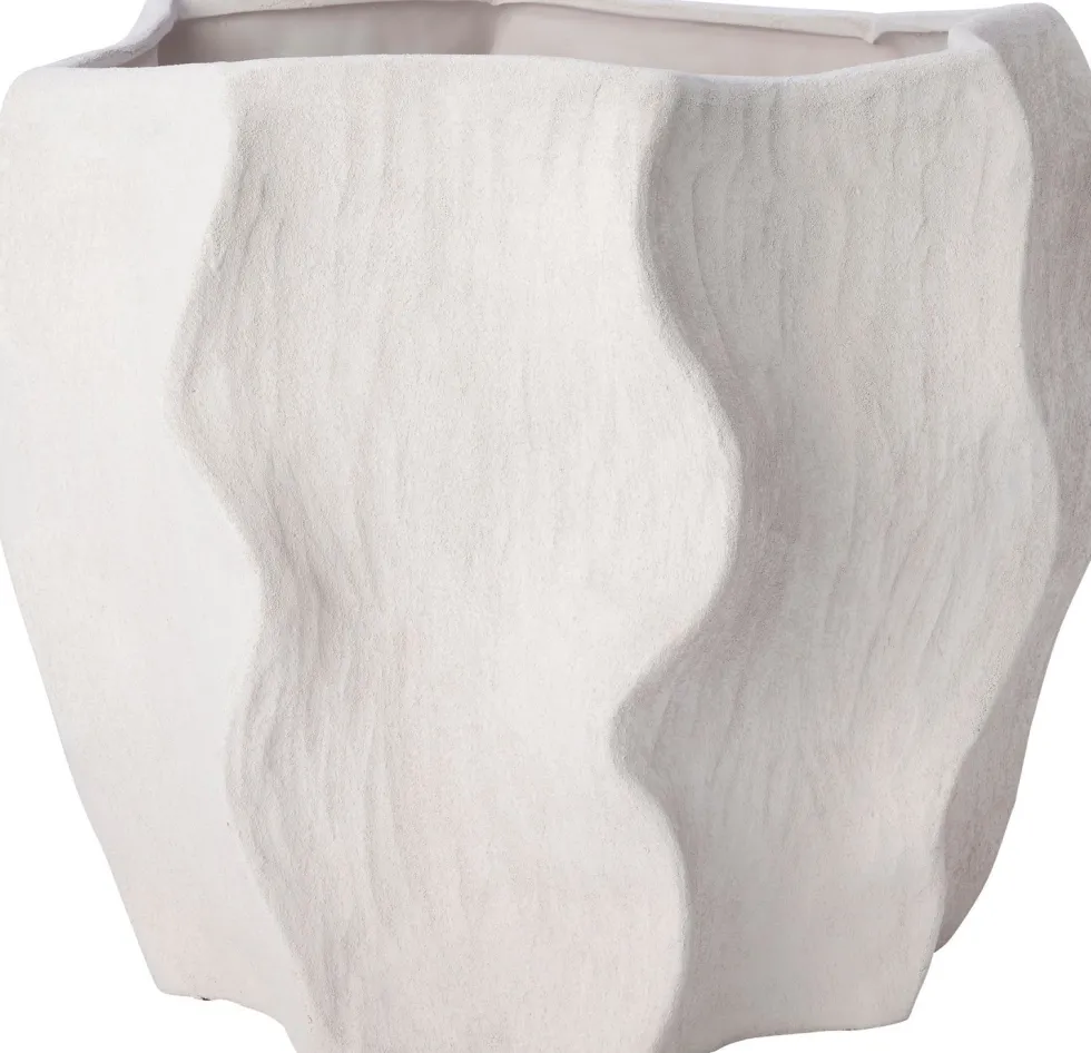Intratuin bloempot Suez wit D 30 H 26 cm