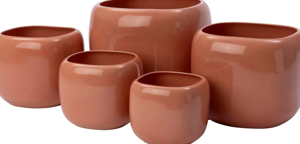 Intratuin bloempot Suvi roze D 18 H 15 cm