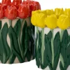 Intratuin bloempot Sven rood / groen D 17 H 16 cm