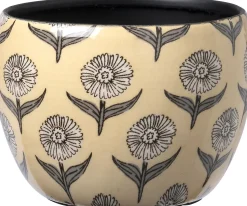 Intratuin bloempot Tali crème D 9 H 7 cm