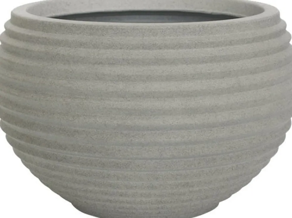 Intratuin bloempot Thijs grijs D 54 H 35 cm