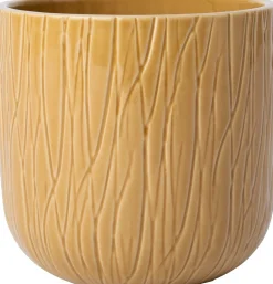 Intratuin bloempot Thomas geel D 15 H 14 cm