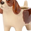 Intratuin bloempot Tibbe beagle bruin 16,5 x 8,8 x 13,6 cm