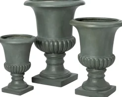 Intratuin bloempot Tilda glad grijs D 56 H 76 cm