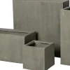 Intratuin bloempot Tino grijs 65 x 22 x 65 cm