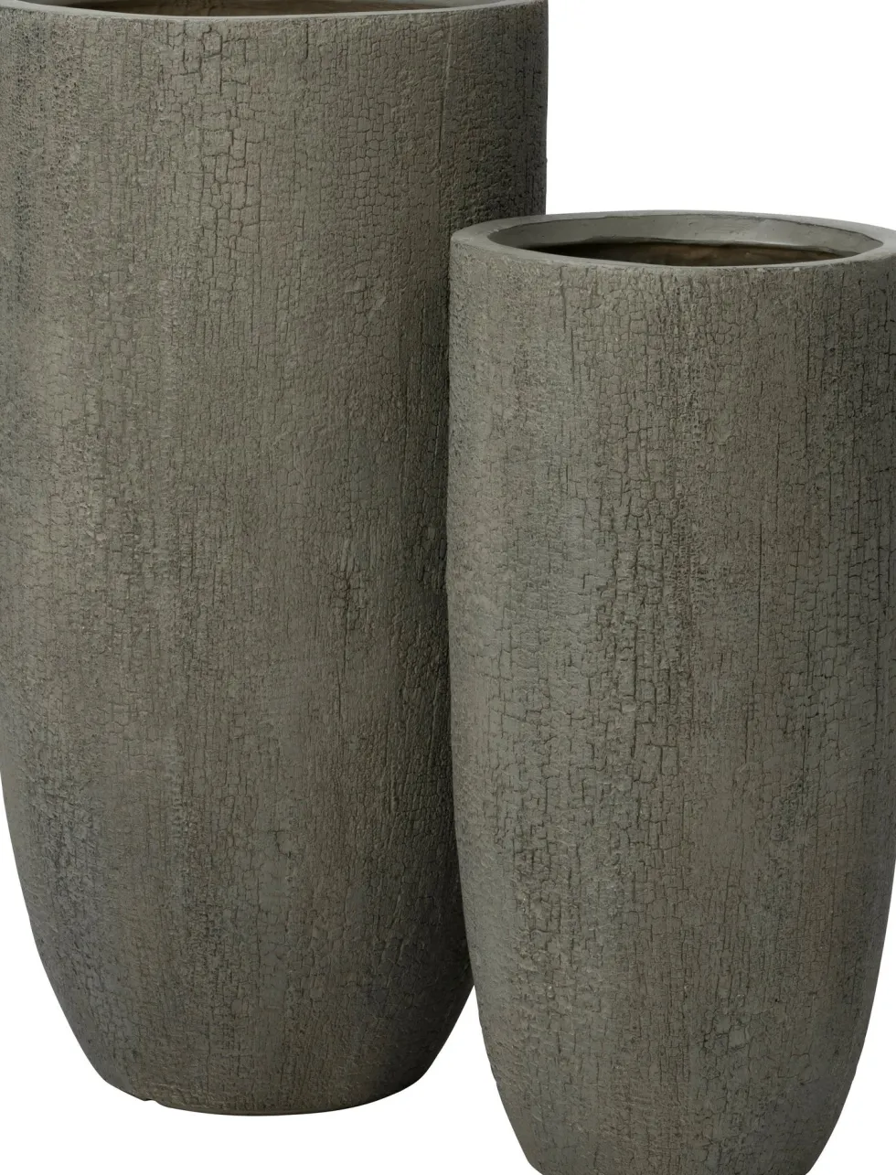 Intratuin bloempot Tom grijs D 27 H 56,5 cm