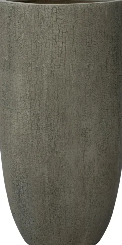 Intratuin bloempot Tom grijs D 35,5 H 69,5 cm