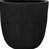 Intratuin bloempot Tom zwart D 35 H 34 cm