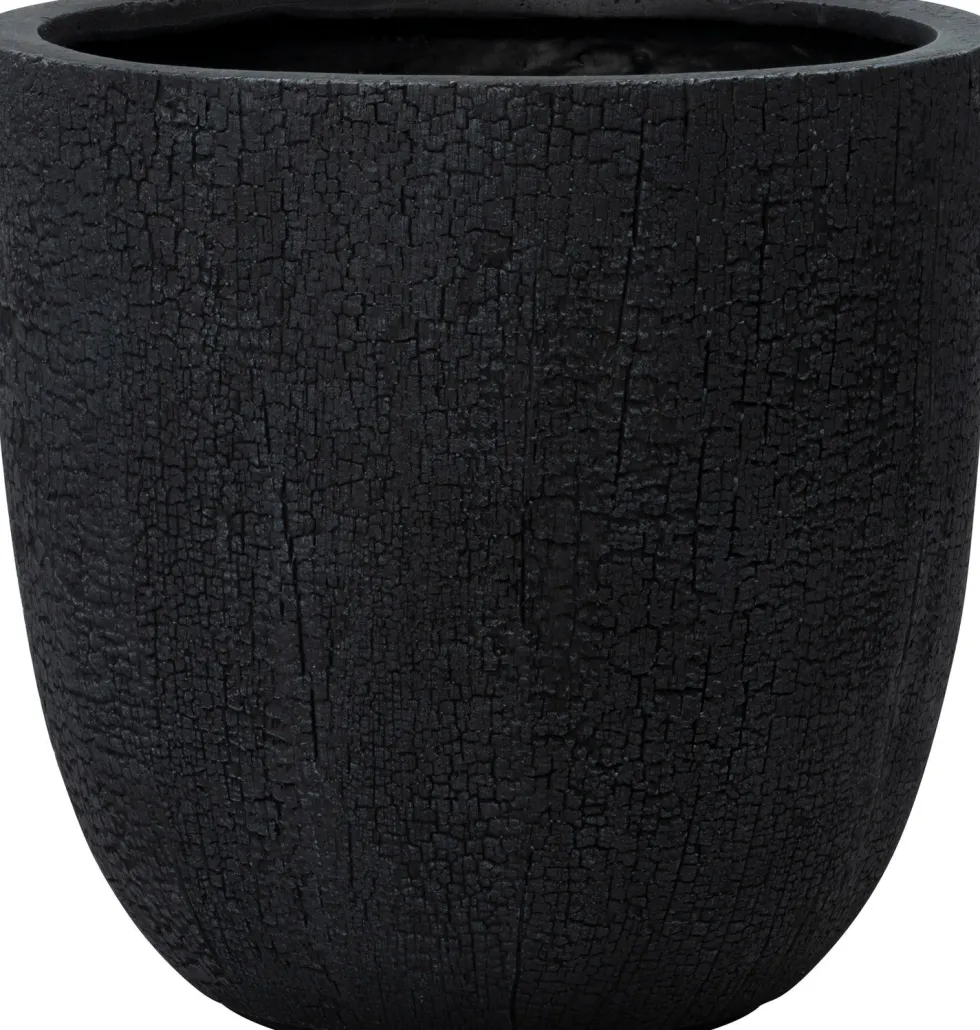 Intratuin bloempot Tom zwart D 28 H 27 cm