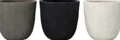 Intratuin bloempot Tom zwart D 28 H 27 cm