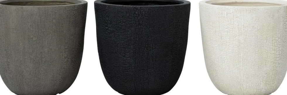 Intratuin bloempot Tom zwart D 28 H 27 cm