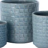 Intratuin bloempot Torre blauw D 15 H 15 cm