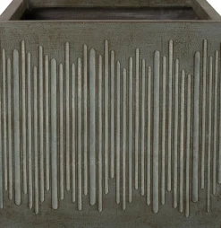 Intratuin bloempot Tube bruin 37,5 x 37,5 x 36 cm