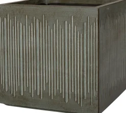 Intratuin bloempot Tube bruin 44,5 x 44,5 x 43 cm