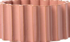 Intratuin bloempot Tunis roze D 25,5 H 11,5 cm