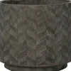 Intratuin bloempot Ulla zwart D 32 H 26 cm