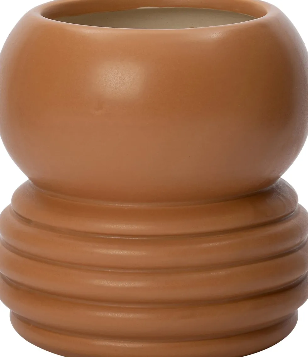 Intratuin bloempot Ulrica terracotta D 18,5 H 17,5 cm