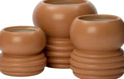 Intratuin bloempot Ulrica terracotta D 15 H 15 cm