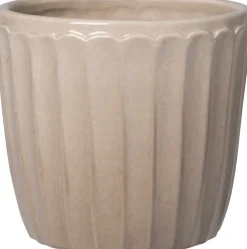 Intratuin bloempot Vajen beige D 19 H 17 cm