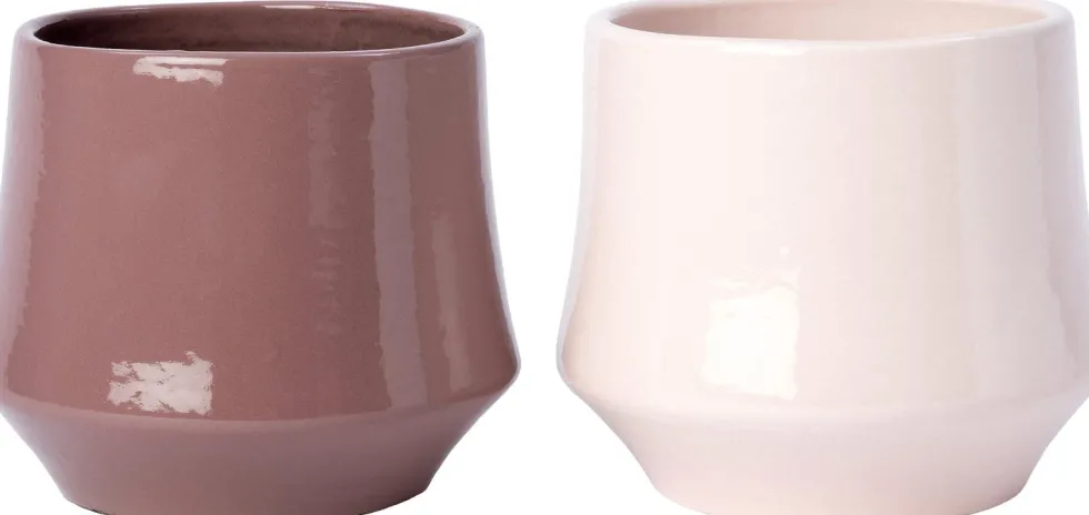 Intratuin bloempot Vilo roze D 17 H 16 cm