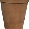 Intratuin bloempot Wave terracotta D 40 H 38 cm