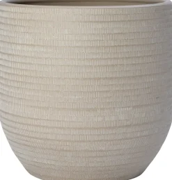 Intratuin bloempot Xanna beige D 38 H 35 cm