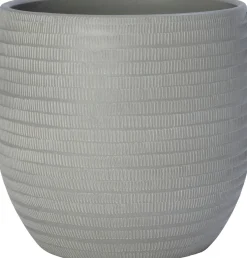 Intratuin bloempot Xanna grijs D 38 H 35 cm
