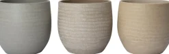 Intratuin bloempot Xanna grijs D 27 H 25 cm