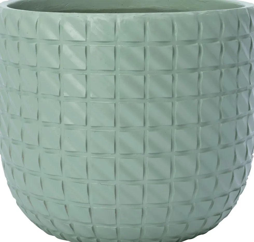 Intratuin bloempot Xanna groen D 38 H 32 cm