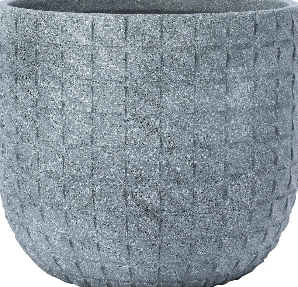 Intratuin bloempot Xanna lichtgrijs D 43 H 37 cm