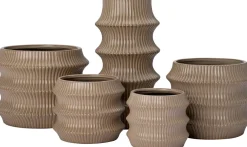 Intratuin bloempot Ylwa bruin D 16 H 13,5 cm