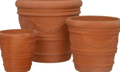 Intratuin bloempot Zara terracotta D 38 H 34 cm