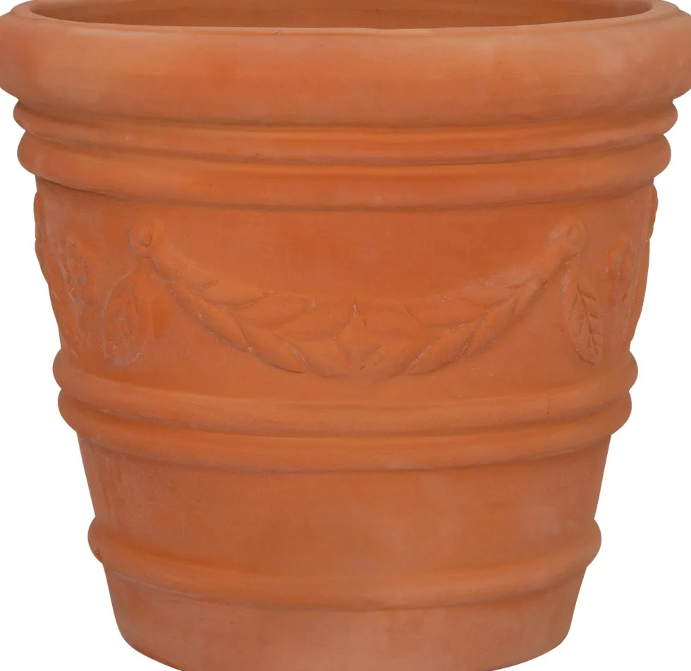 Intratuin bloempot Zara terracotta D 38 H 34 cm