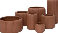 Intratuin bloempot Zhao bruin D 9 H 13 cm