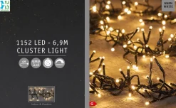Intratuin clusterverlichting met 1152 LED lampjes warm white 6,9 m
