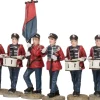 Intratuin De Brink kerstdorpminiatuur drumband 8 stuks H 8 cm