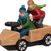 Intratuin De Brink kerstdorpminiatuur zeepkisten race 7,5 x 3,5 x 6 cm
