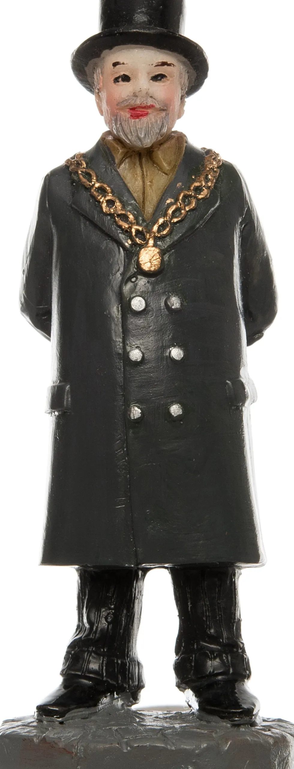Intratuin De Brink kerstdorpminiatuur burgemeester Zevenbergen 3 x 2,2 x 7,2 cm