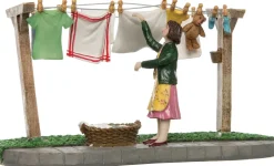 Intratuin De Brink kerstdorpminiatuur was ophangen 15,5 x 8 x 8 cm