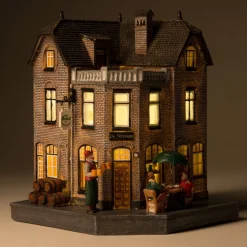 Intratuin De Brink kersthuisje dorpskroeg 17 x 16 x 21,5 cm