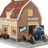 Intratuin De Brink kersthuisje fietsenwinkel 23 x 17 x 19 cm