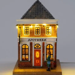 Intratuin De Brink kersthuisje apotheek 14 x 18,5 x 20,5 cm